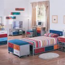 Multicolor Metal Bedroom Set 4 PC