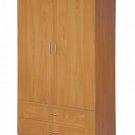 Greta Two-Tone Wood Armoire