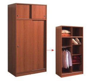 AZE With 4 Doors Wardrobe
