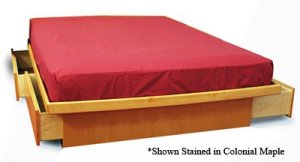 w 4 Drawers Full Size Platform Bed