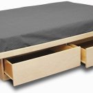 w/ 2 Drawers Queen Platfom Bed