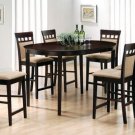 Dining Set Coaster "100208-19" 5 Piece Counter Height