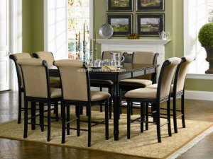 Dining Set Camilla 9pc Counter Height