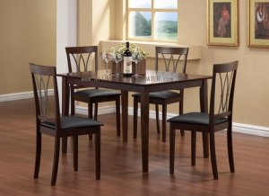 Dining Set Joan Wenge Finish 5PC