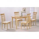 Dining Set Orchard 5 pc Maple Finish