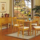 Dining Set Osio Maple Finish