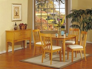 Dining Set Osio Maple Finish