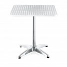 Table Zuo Stainless Steel Top Square