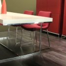 Dining Table Madrid White Lacquered