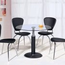 Modern Dinette DS8605 With Round Glass Top