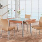 Square Table with A3232DT Transitional 5pc Dining Set