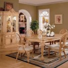 Dining Room Set 101051 Edinburgh Detailed Carved 7pc in Antique White Finish