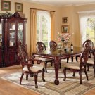 Dining Room Set 101031 Edinburgh Detailed Carved 7pc in Cherry Finish
