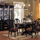Table Set Heritage Black Pedestal