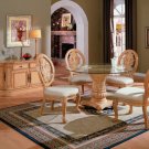 Dining Set Master Antique White Round 5pc