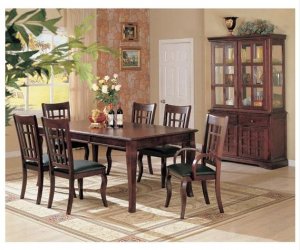 Dining Room Table Set Boston Cherry 7 Piece