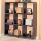 Bookcase Ceiba Wall Unit In Cappuccino Finish