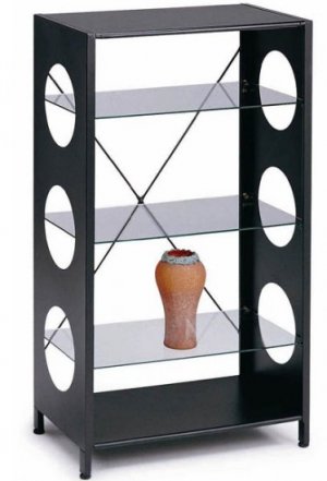 Bookcase S-Unit 27 Black