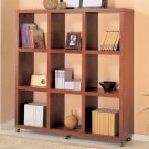 Bookcase Ceiba Wall Unit In Mahogany Finish