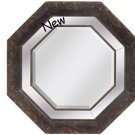 Mirror Antique Burgundy & Gold 5mm Beveled