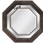 Mirror Antique Burgundy & Gold 5mm Beveled