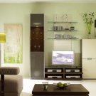 Wall Unit Bello in Walnut/cream Finish