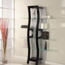 Display Shelves (967-BL) Wetterhorn in Silver & Black Finish