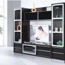 Wall Unit AV280W-54 Wenge Finish Modern 4pc Set Style