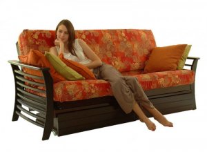 Futon Frame Dio Full w Mattress