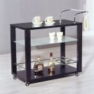Serving Cart Modern Style Wenge Finish