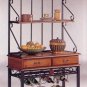 Baker's Rack Oak Finish