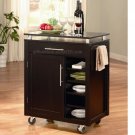 Kitchen Cart Black Finish
