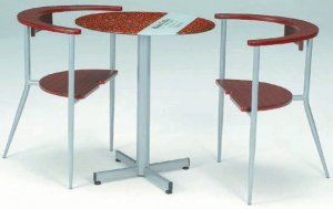 Dining Set Kitchen Mini coffee 3pc