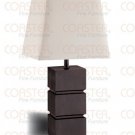 Table Lamp Set of Two Contemporary Design in Cappuccino 900739