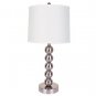Table Lamp Modern Silver 26"H