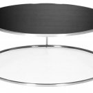 Coffee Table Rondo with Black Coated Tempered Glass