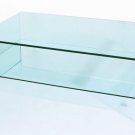 Coffee Table C26 Bent Glass Two-Tiered