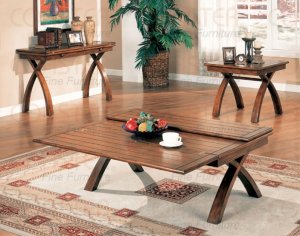 Coffee Table 700068 Extendable Top Brown