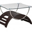 Coffee Table 63E Stacy In Wenge, Cherry or Mahogany Finish