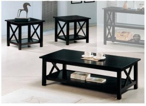 Coffee Table 3Pc Set Java Cappuccino Occasional