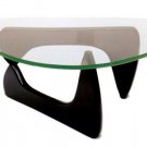 Coffee Table Isamu Noguchi Wood 2/4 Glass