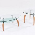 Coffee Table and End Table Set 138C 138E Crestone Occasional  in Cherry Finish 2PC