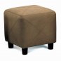 Ottoman Cubes Brown Microfiber