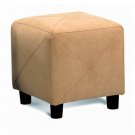 Ottoman Cubes Tan Microfiber