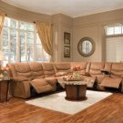 Sectional Set Pulser Collection 3pc Microfiber in Rust Microfiber