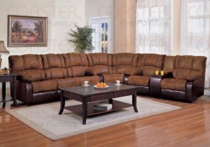 Sectional Sofa Ronan Two Tone 3pc Motion