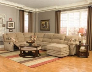 Sectional Sofa Jaguar Collection Microfiber with Right or Left Chaise 501561