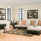 Sectional Sofa Elaine Collection Microfiber with Right or Left Chaise 501501