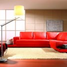 Sectional M021 Red Leather