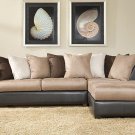 Microfiber sectional U315 Contemporary